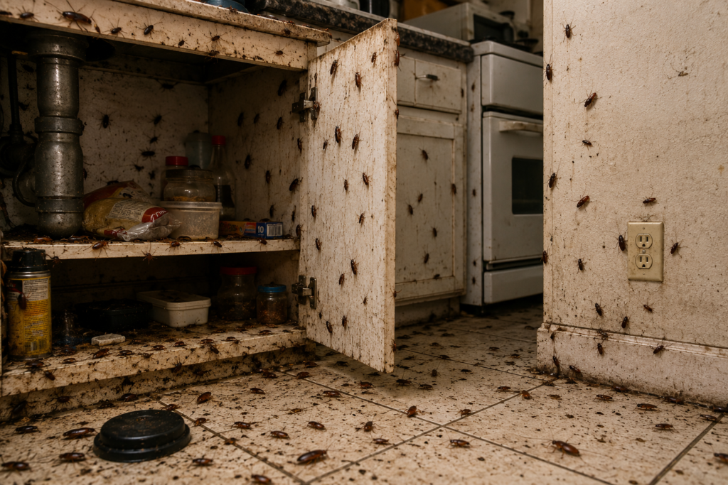 Cockroach infestation