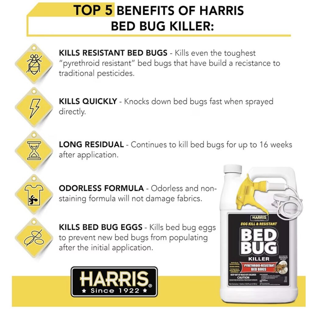 Why use Harris bed bug killer? 