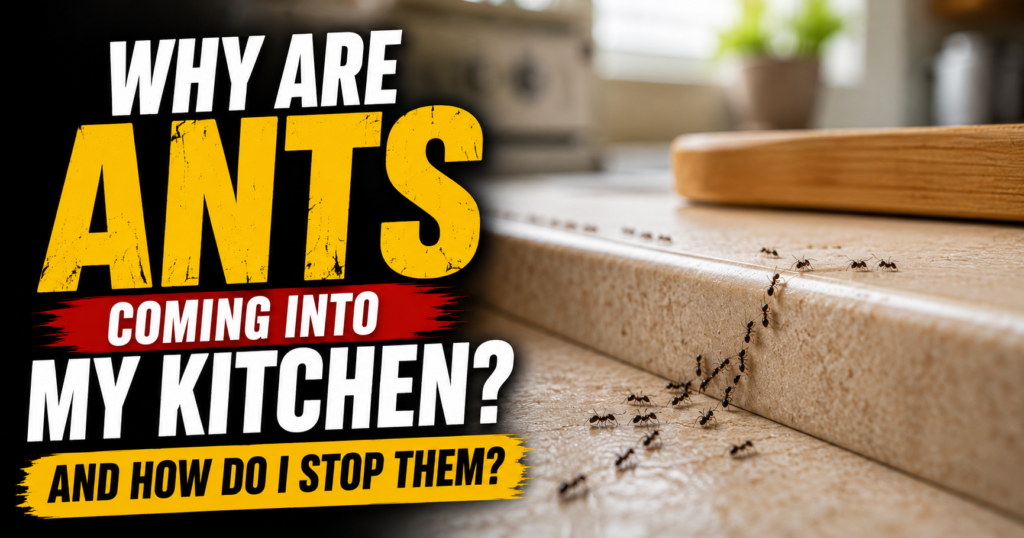 Why Are Ants Coming Into My Kitchen and How Do I Stop Them?
