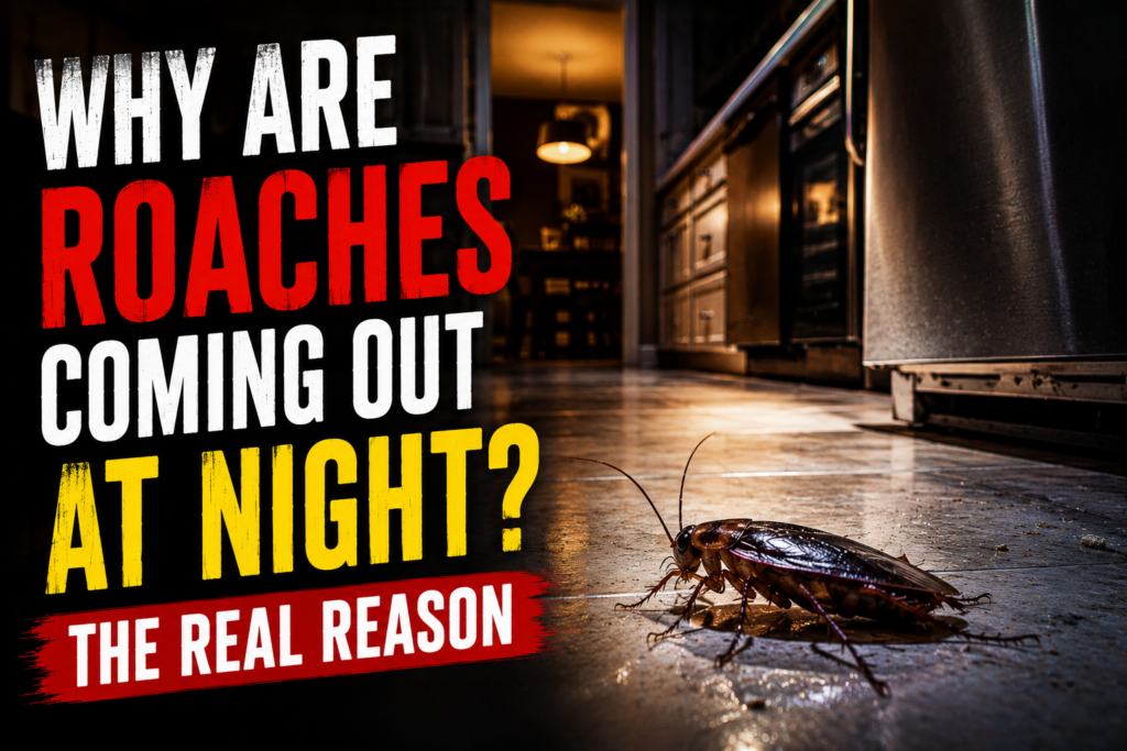 Why Are Roaches Coming Out at Night? The Real Reason