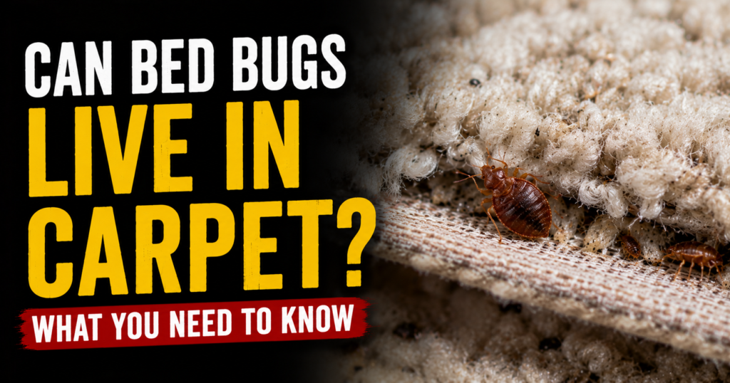 Can Bed Bugs Live in Carpet? What You Need to Know