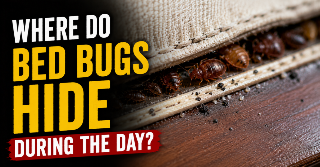 Where Do Bed Bugs Hide During the Day? Common Hiding Places