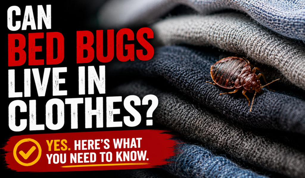 Can Bed Bugs Live in Clothes? What You Need to Know