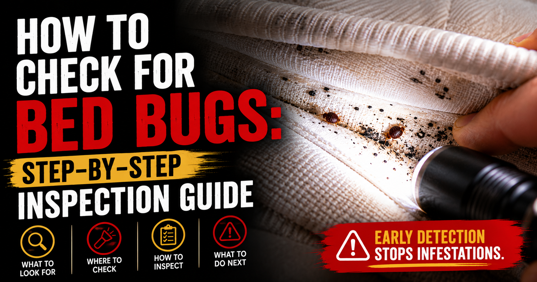 How to Check for Bed Bugs: Step-by-Step Inspection Guide