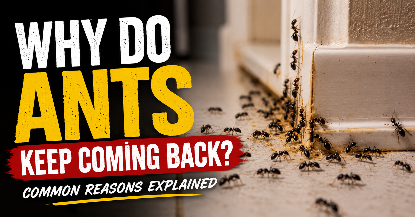 Why Do Ants Keep Coming Back? Common Reasons Explained