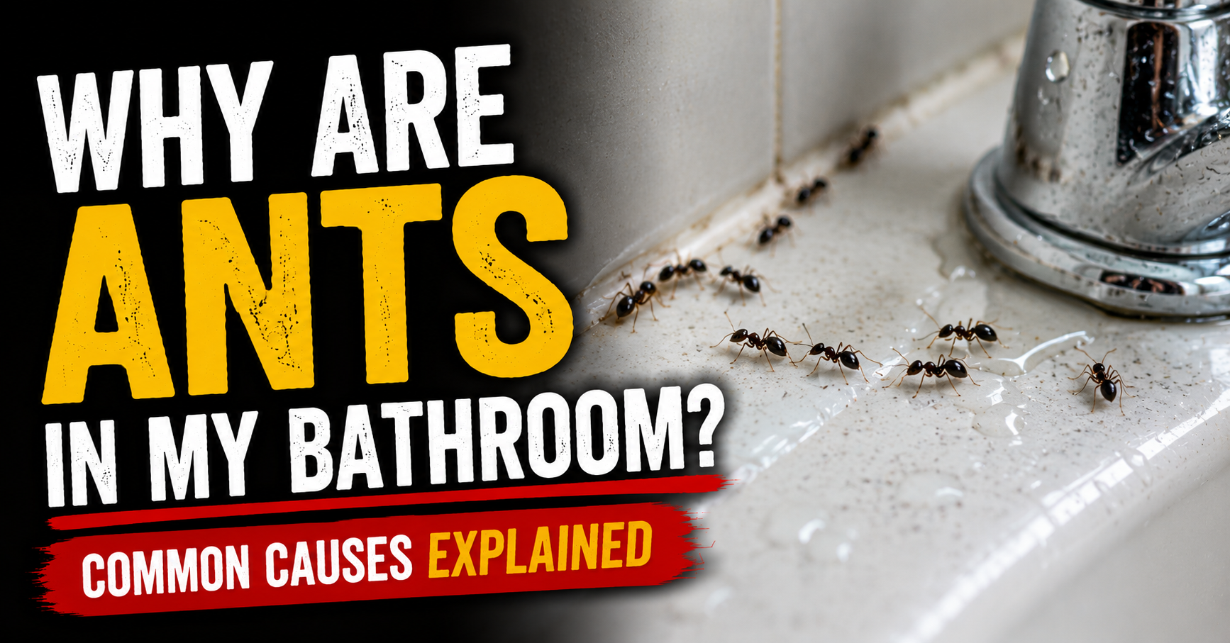 Why Are Ants in My Bathroom? Common Causes Explained