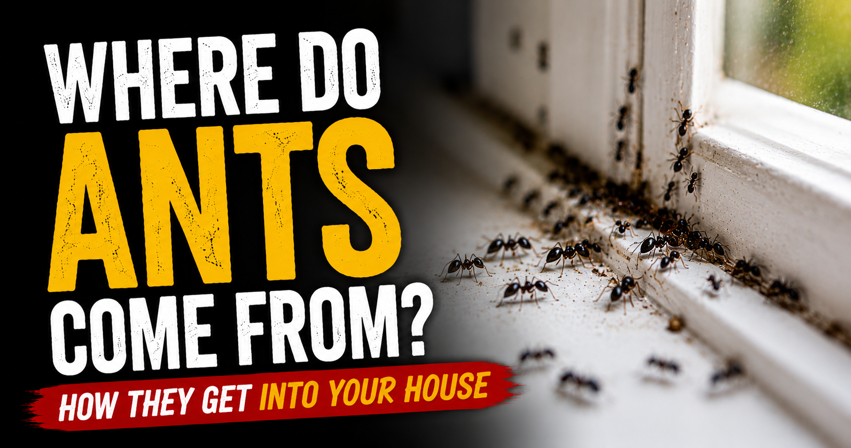 Where Do Ants Come From? How They Get Into Your House