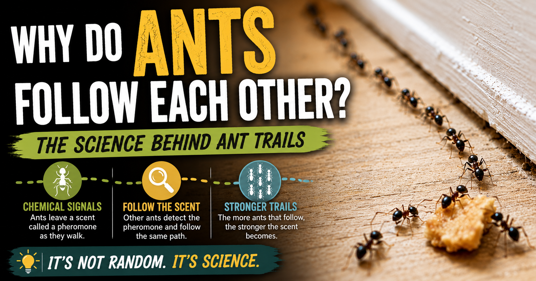 Why Do Ants Follow Each Other? The Science Behind Ant Trails