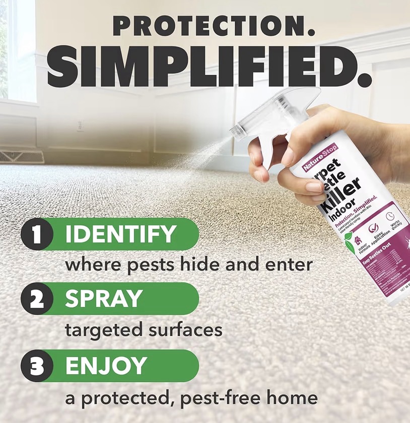 Carpet beetle spray 