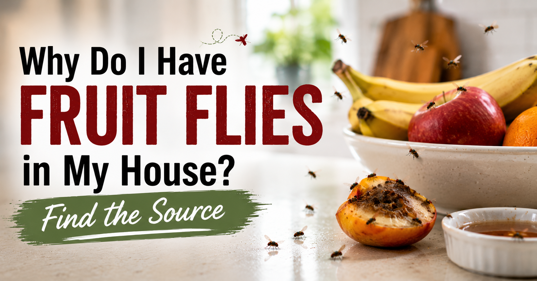 Why Do I Have Fruit Flies in My House? Find the Source