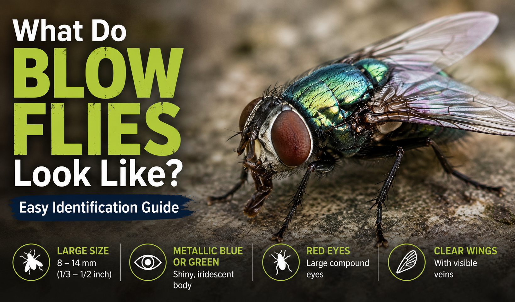 What Do Blow Flies Look Like? Easy Identification Guide