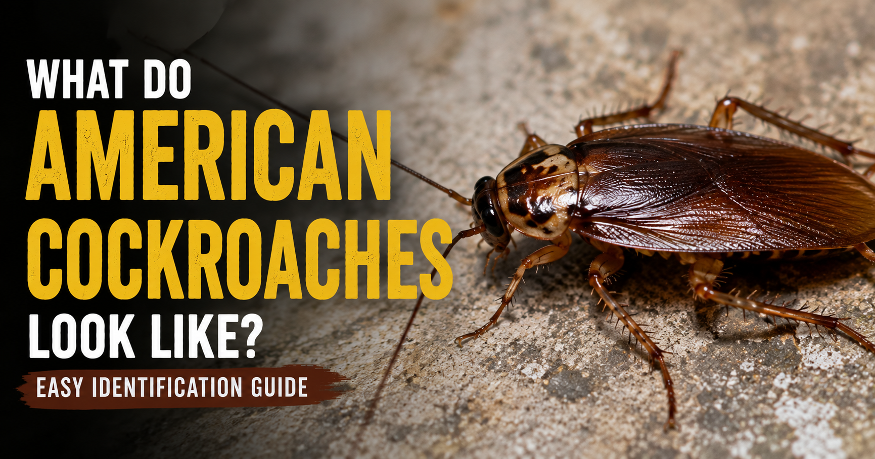 What Do American Cockroaches Look Like? Easy Identification Guide