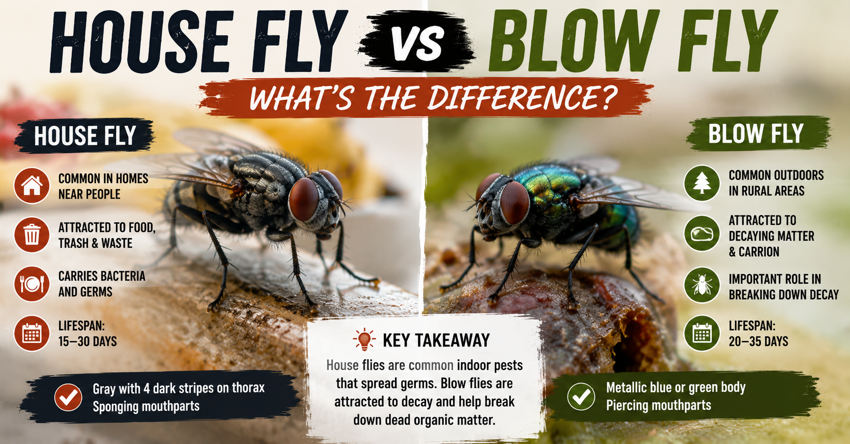 House Fly vs Blow Fly What’s the Difference?