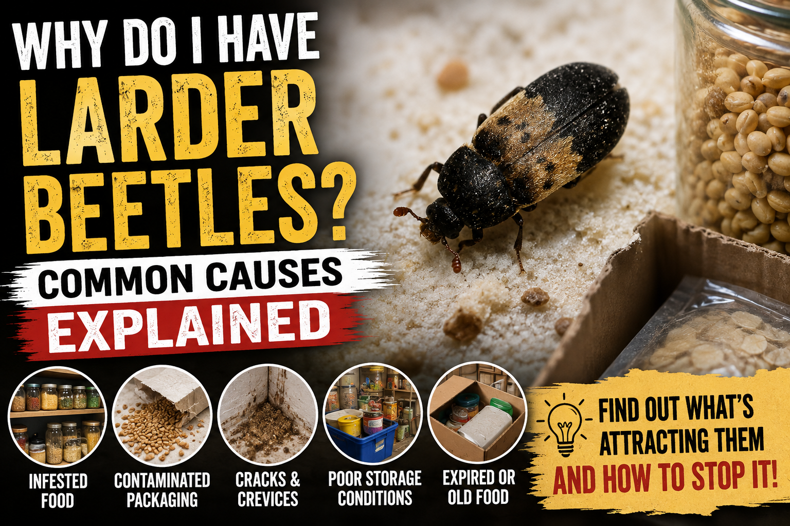 Why Do I Have Larder Beetles? Common Causes Explained