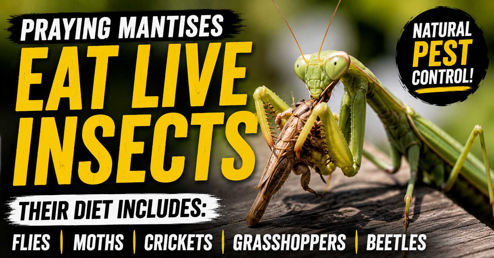What Do Praying Mantises Eat? Complete Food Guide