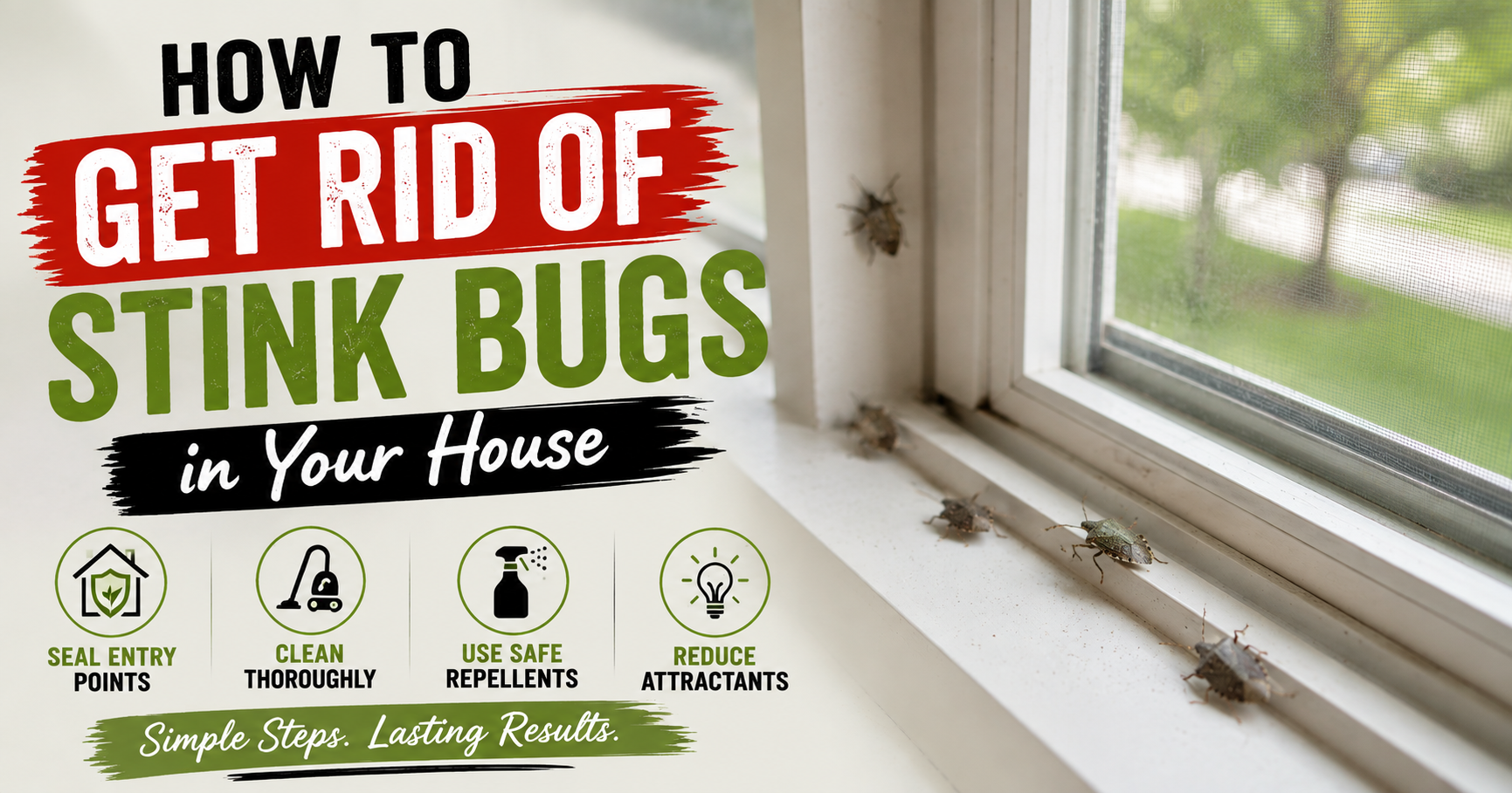 How to Get Rid of Stink Bugs in Your House