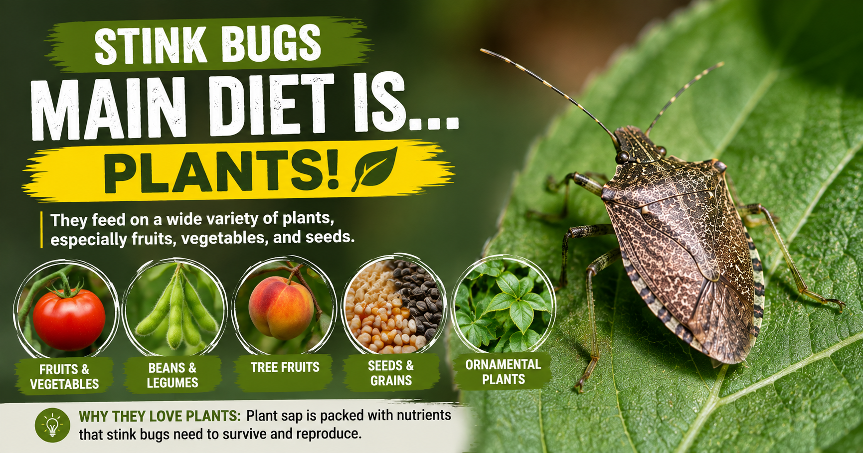 What Do Stink Bugs Eat? Complete Food Guide