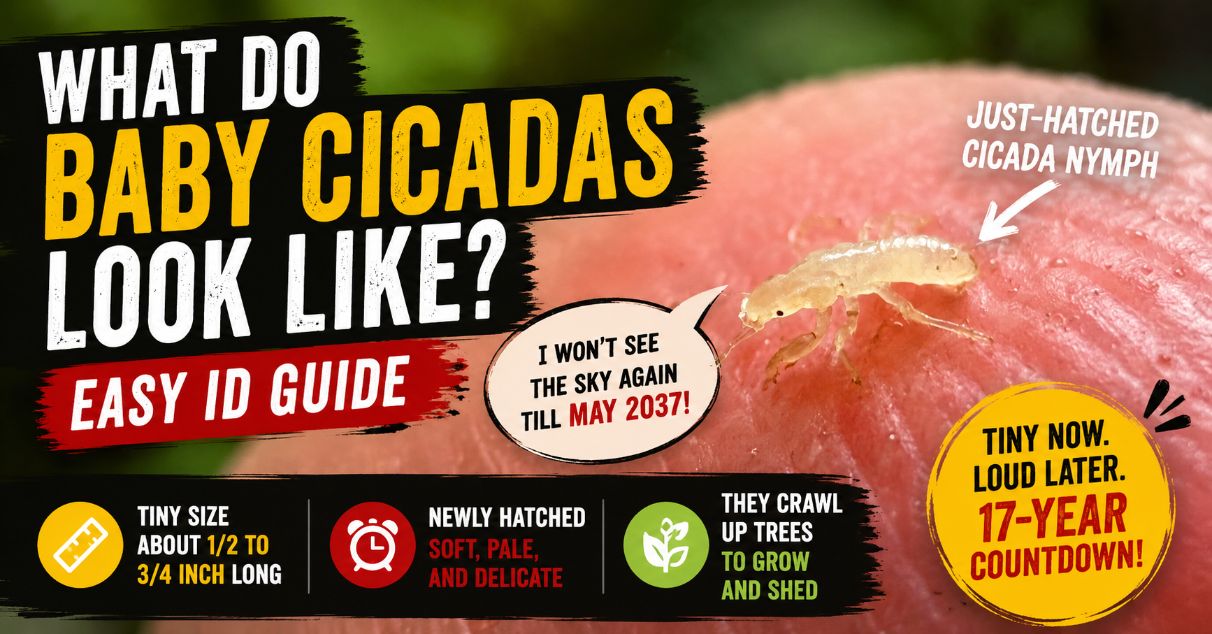 What Do Baby Cicadas Look Like? Easy ID Guide