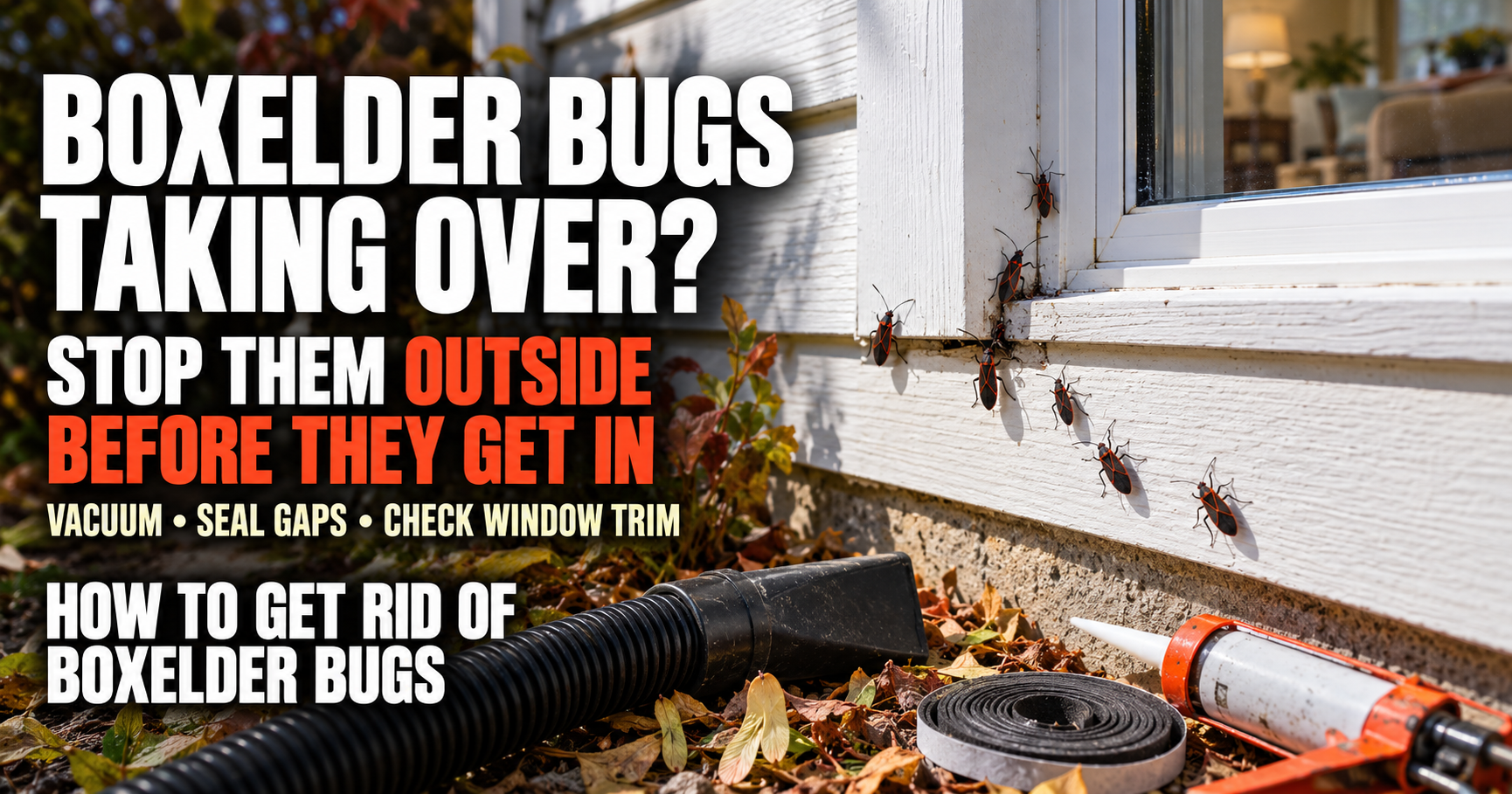 How to Get Rid of Boxelder Bugs in Your House and Outside